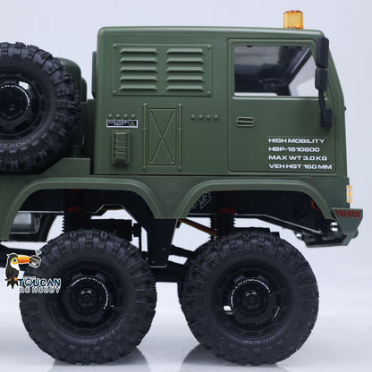 1/18 Remote Control Military Truck 8X8 All Wheel Steering Electric RC Off Road Vehicle Model 2Speed Gearbox RTR Metal Chassis