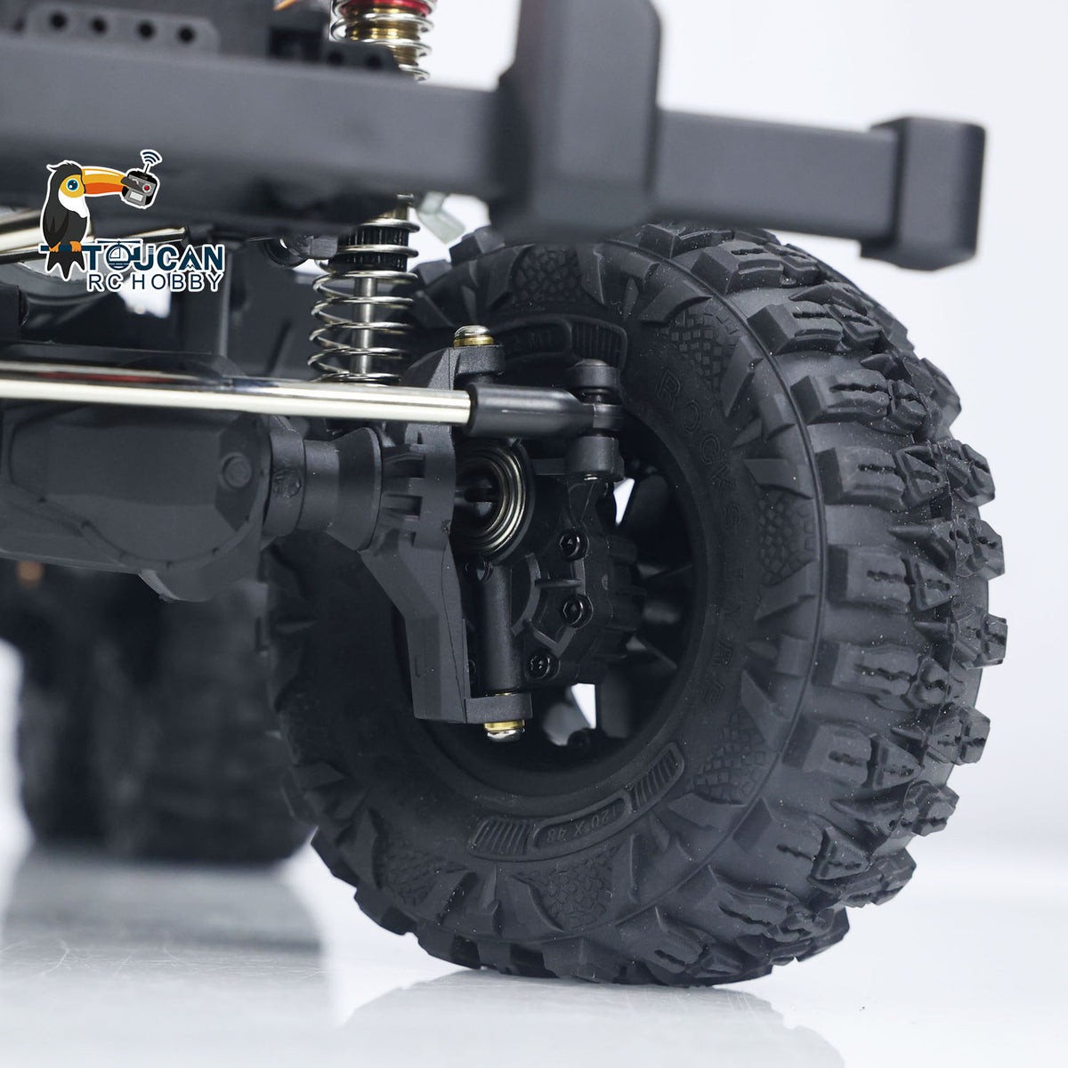 1:10 Off-Road Pickup Truck 6*6 Rock Crawler Lichter Sound Bewegliche Türen 2,4G mit Licht Sound System drei differential schlösser