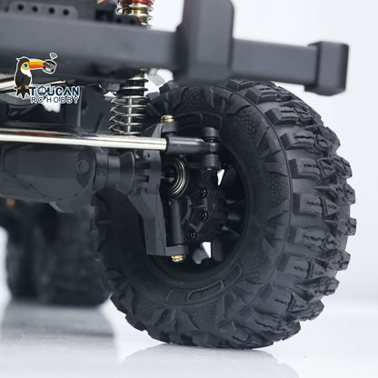 1:10 Off-Road Pickup Truck 6*6 Rock Crawler Lichter Sound Bewegliche Türen 2,4G mit Licht Sound System drei differential schlösser