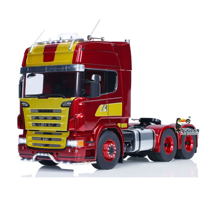 TOUCAN RC HOBBY 1/14 6x6 RC Tractor Truck  Metal Chassis Remote Control Cars Lights Sounds