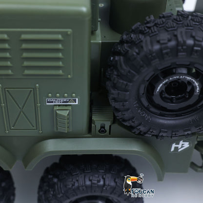 1/18 Remote Control Military Truck 8X8 All Wheel Steering Electric RC Off Road Vehicle Model 2Speed Gearbox RTR Metal Chassis