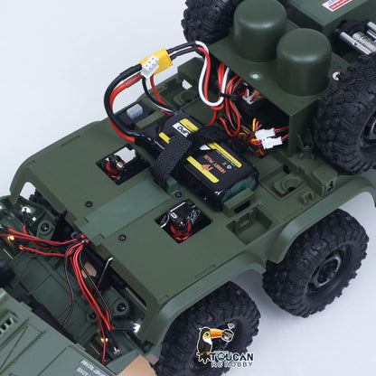 TOUCAN RC HOBBY Fast Free Shipping 1/18 Remote Control Military Truck 8X8 All Wheel Steering Electric RC Off Road Vehicle Model 2Speed Gearbox RTR Metal Chassis