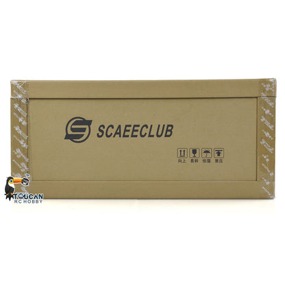 1/14 8x8 Metallchassis für ferngesteuerten RC-Traktor-LKW 3363 Autosimulationsmodell 3-Gang-Getriebe montierter ESC