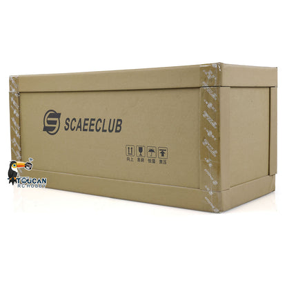 1/14 8x8 Metallchassis für ferngesteuerten RC-Traktor-LKW 3363 Autosimulationsmodell 3-Gang-Getriebe montierter ESC
