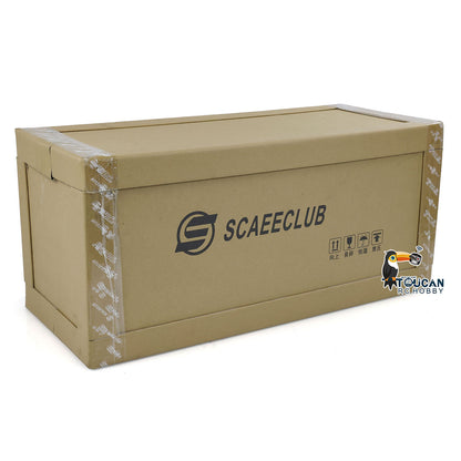 1/14 8x8 Metallchassis für ferngesteuerten RC-Traktor-LKW 3363 Autosimulationsmodell 3-Gang-Getriebe montierter ESC