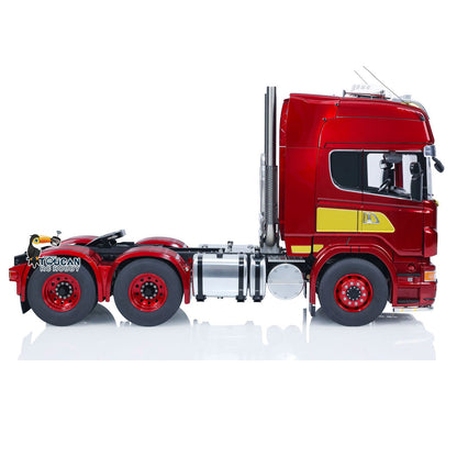 TOUCAN RC HOBBY 1/14 6x6 RC Tractor Truck  Metal Chassis Remote Control Cars Lights Sounds