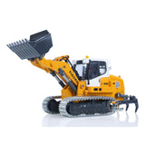 Fast Free Shipping 1:50 RC Electric Lifting Tracked Loader LR636 2.4G Construction Vehicle Metal Bucket Tracks Ripper RTR Model