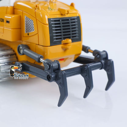 1:50 RC Elektro-Hebekettenlader LR636 2,4G Baufahrzeug Metallschaufelketten Ripper RTR-Modell Licht Ton Batterie