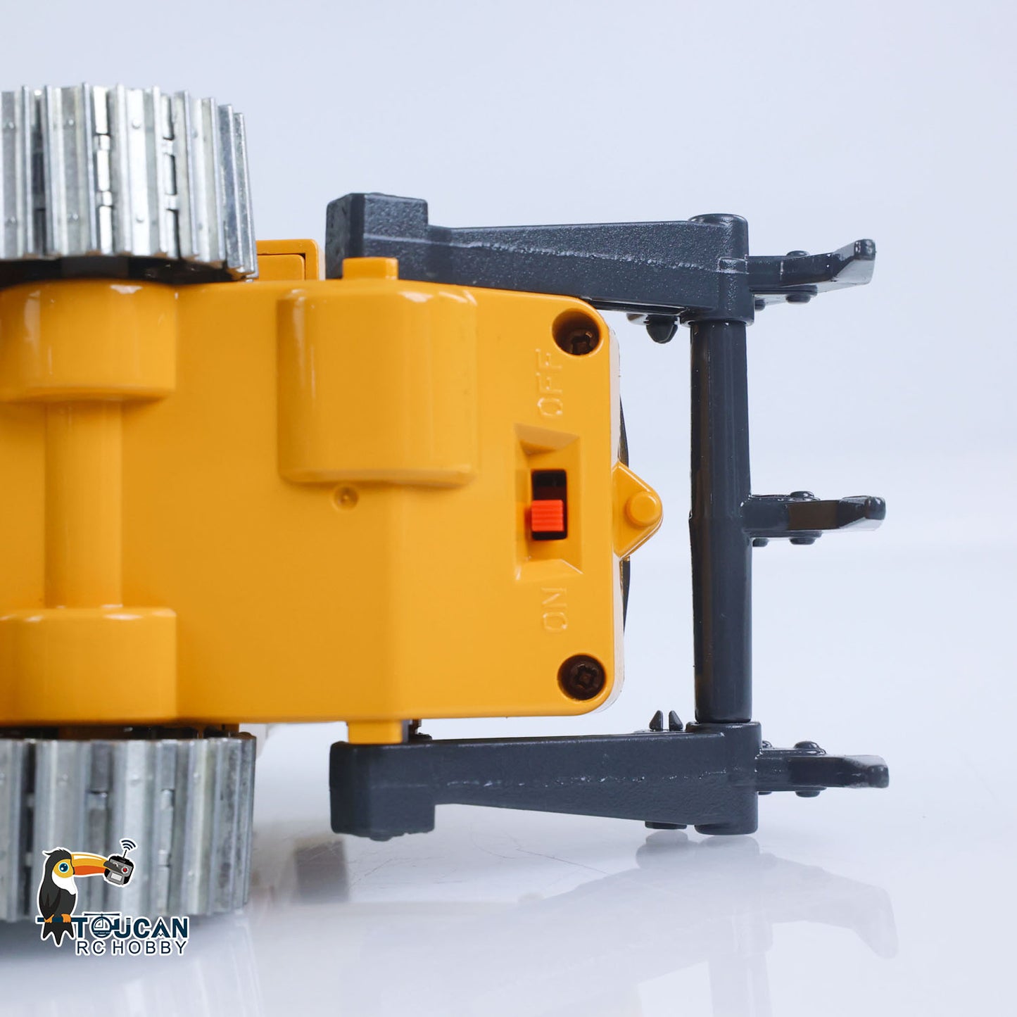 1:50 RC Elektro-Hebekettenlader LR636 2,4G Baufahrzeug Metallschaufelketten Ripper RTR-Modell Licht Ton Batterie