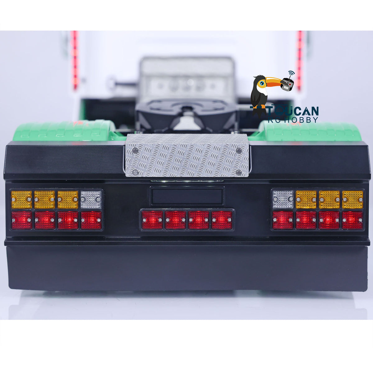 1/14 RC Sattelzugmaschine TOUCAN Lackiertes 4X4 Metallchassis RTR Kabellos Gesteuerte Autos Modell Licht Sound Ladegerät