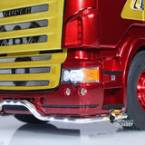 TOUCAN Painted 1/14 RC Tractor Truck Remote Control Car Model 6x6 Metal Chassis 2-speed Gearbox Lights Smoke Antenna