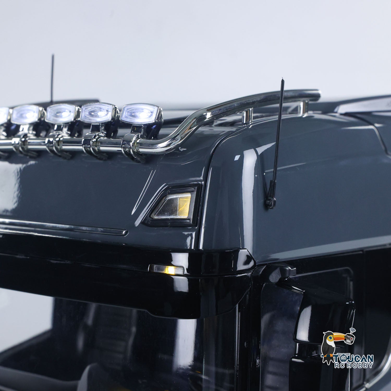 1/14 RC Hydraulischer Vollkipperkran 770S Metall 10x10 Fernbedienung A ...