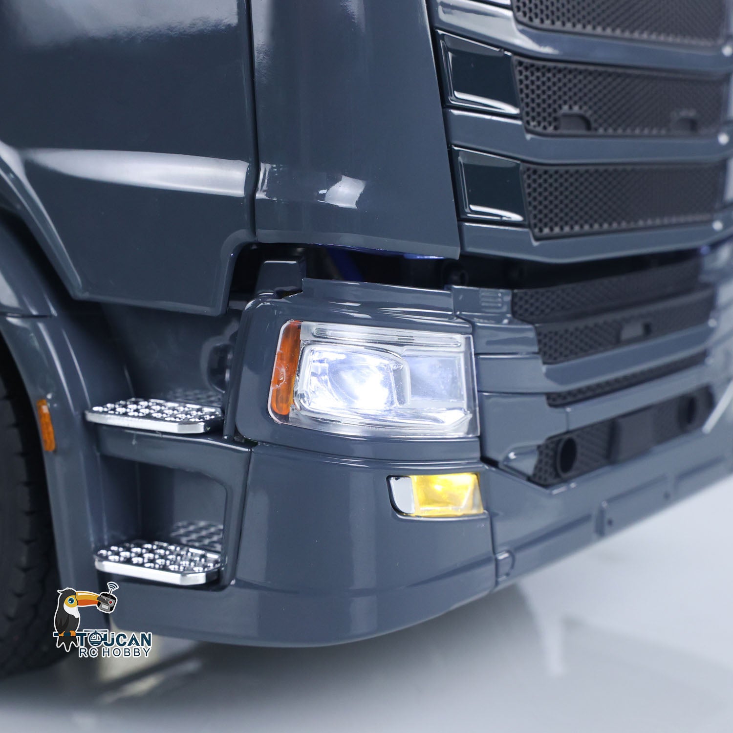 1/14 RC Hydraulic Full Dump Truck Crane 770S Metal 10x10 Remote Contro ...