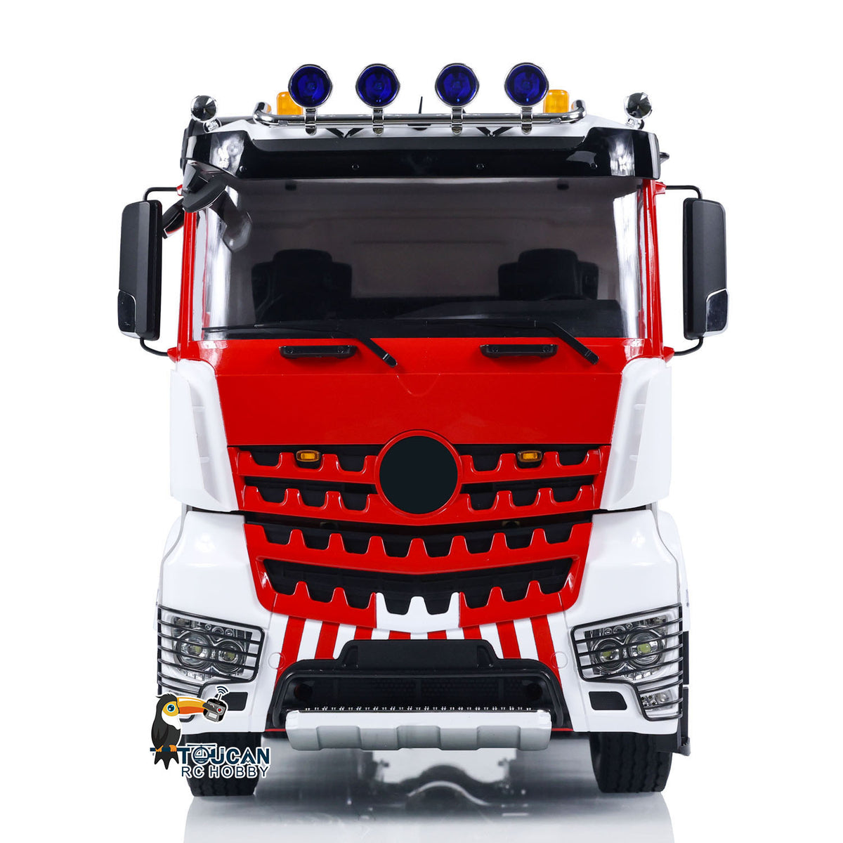 1/14 TOUCAN RC HOBBY RC Tractor Truck 6x6 Metal Chassis Radio Control Car Model Painted Assembled Smoke Light Sound System