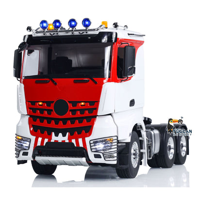 1/14 TOUCAN RC HOBBY RC Tractor Truck 6x6 Metal Chassis Radio Control Car Model Painted Assembled Smoke Light Sound System