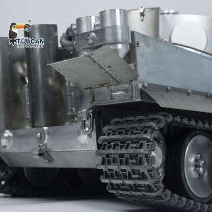 Henglong 2.4G 1/8 Full Metal German Tiger I RTR RC Tank 3818 Model FPV 360 Degrees Turret Barrel Recoil BB IR Smoke Sound Light