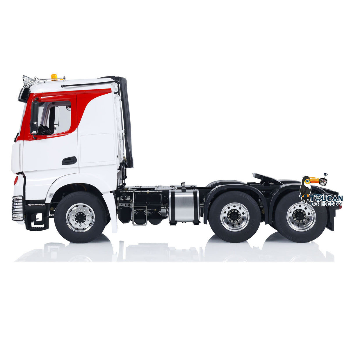 1/14 TOUCAN RC HOBBY RC Tractor Truck 6x6 Metal Chassis Radio Control Car Model Painted Assembled Smoke Light Sound System