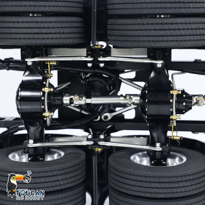 1/14 TOUCAN RC HOBBY RC Tractor Truck 6x6 Metal Chassis Radio Control Car Model Painted Assembled Smoke Light Sound System