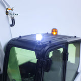 Metal 1/14 Remote Control Hydraulic Excavator C308 3 Valve 2Arms RC Digger Engineering Vehicle Flysky ST8 Radio Light Coupler