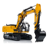 946-3 10CH Tracked Metal 1/14 RC Hydraulic Excavator Electric Cars Model Ripper Grab Bucket Radio Controlled Construction Vehicle