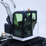 Metal 1/14 Remote Control Hydraulic Excavator C308 3 Valve 2Arms RC Digger Engineering Vehicle Flysky ST8 Radio Light Coupler