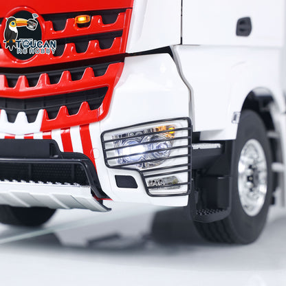 1/14 TOUCAN RC HOBBY RC Tractor Truck 6x6 Metal Chassis Radio Control Car Model Painted Assembled Smoke Light Sound System