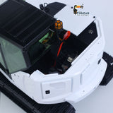 Metal 1/14 C308 Radio Control Hydraulic Excavator 4Valve RC Digger Engineering Vehicle Flysky ST8 Radio Lights Battery Assembled