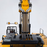 946-3 10CH Tracked Metal 1/14 RC Hydraulic Excavator Electric Cars Model Ripper Grab Bucket Radio Controlled Construction Vehicle