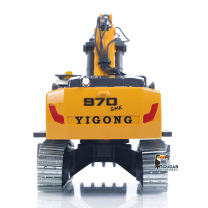1/50 RC Bagger K970 Engineering Fahrzeug Fernbedienung Elektrische Hebe Bagger Metall Eimer Tracks Licht Sound RTR Batterie