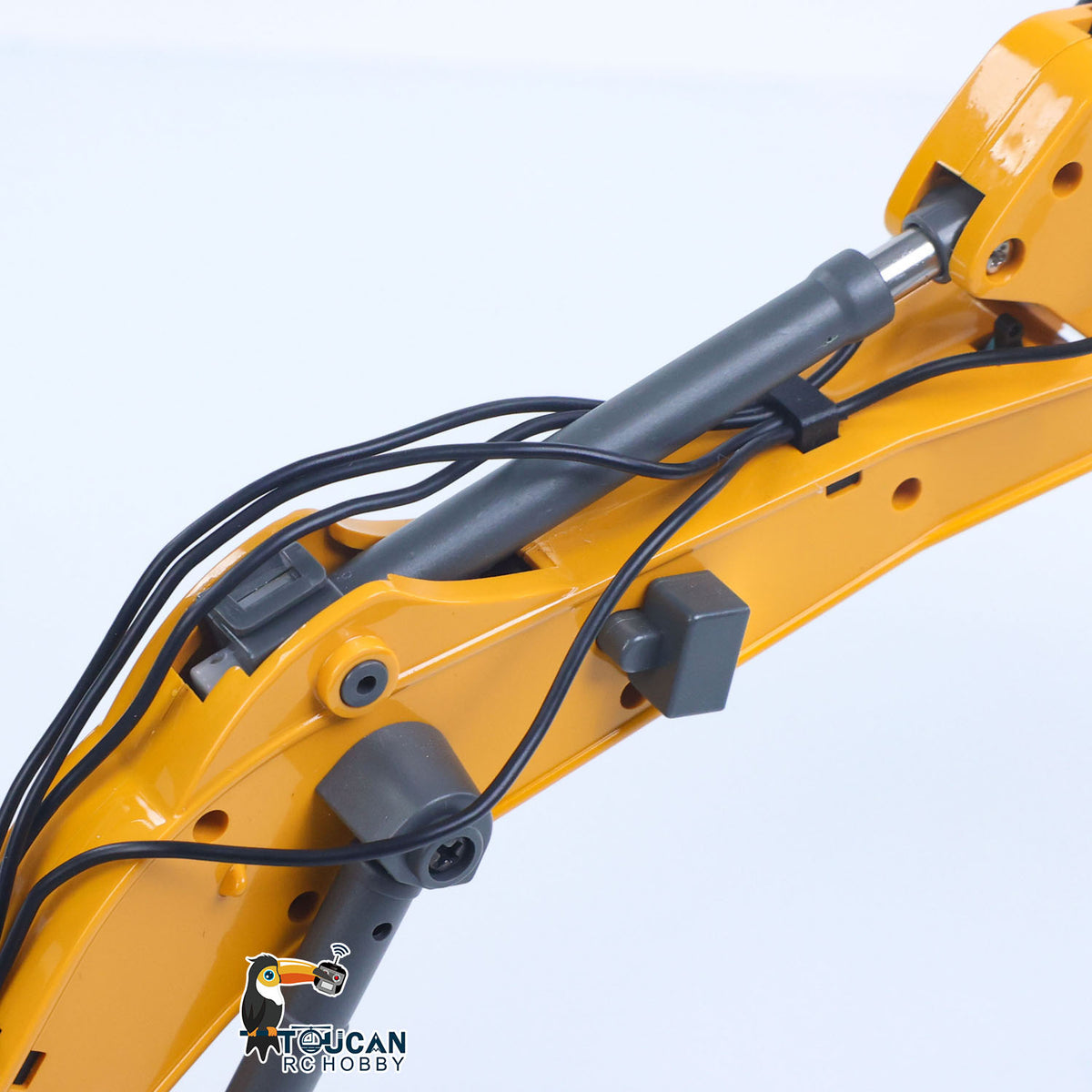 TOUCAN RC HOBBY Fast Free Shipping 1/50 Electric RC Excavator K970 Remote Control Digger Construction Car Metal Bucket Tracks Lights Sounds Finished Model Toys