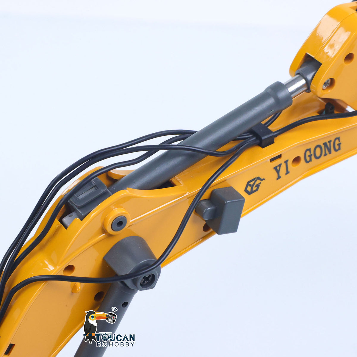 1/50 RC Bagger K970 Engineering Fahrzeug Fernbedienung Elektrische Hebe Bagger Metall Eimer Tracks Licht Sound RTR Batterie