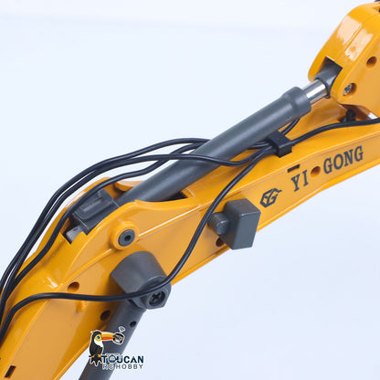 1/50 RC Bagger K970 Engineering Fahrzeug Fernbedienung Elektrische Hebe Bagger Metall Eimer Tracks Licht Sound RTR Batterie