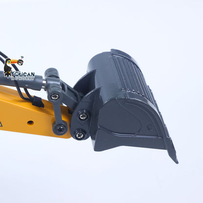 1/50 Electric RC Excavator K970 Remote Control Digger Construction Car Metal Bucket Tracks Lights Sounds Finished Model Toys