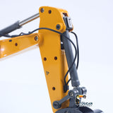 Fast Free Shipping 1/50 Electric RC Excavator K970 Remote Control Digger Construction Car Metal Bucket Tracks Lights Sounds Finished Model Toys