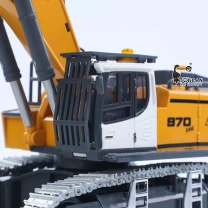 1/50 RC Bagger K970 Engineering Fahrzeug Fernbedienung Elektrische Hebe Bagger Metall Eimer Tracks Licht Sound RTR Batterie