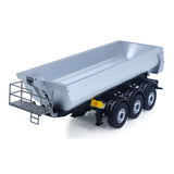 Kabolite 1/14 Metal Remote Control 3Axles Electric Lifting Semi Trailer Dumper for RC Tractor Truck SC 770S 100 Battery Charger