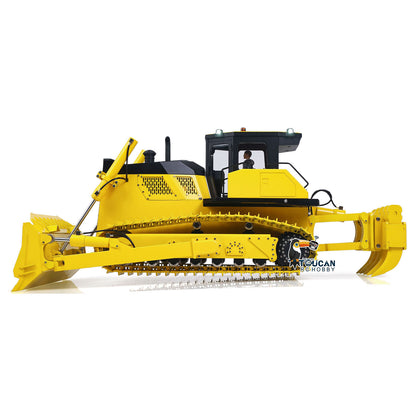 TOUCAN RC HOBBY Fast Free Shipping Metal 1/12 Remote Control Hydraulic Bulldozer D155AX RTR Heavy Dozer Model 7 Way Valve 3.0L Oil Pump 5 Plows Radio Master TX15 Radio Battery