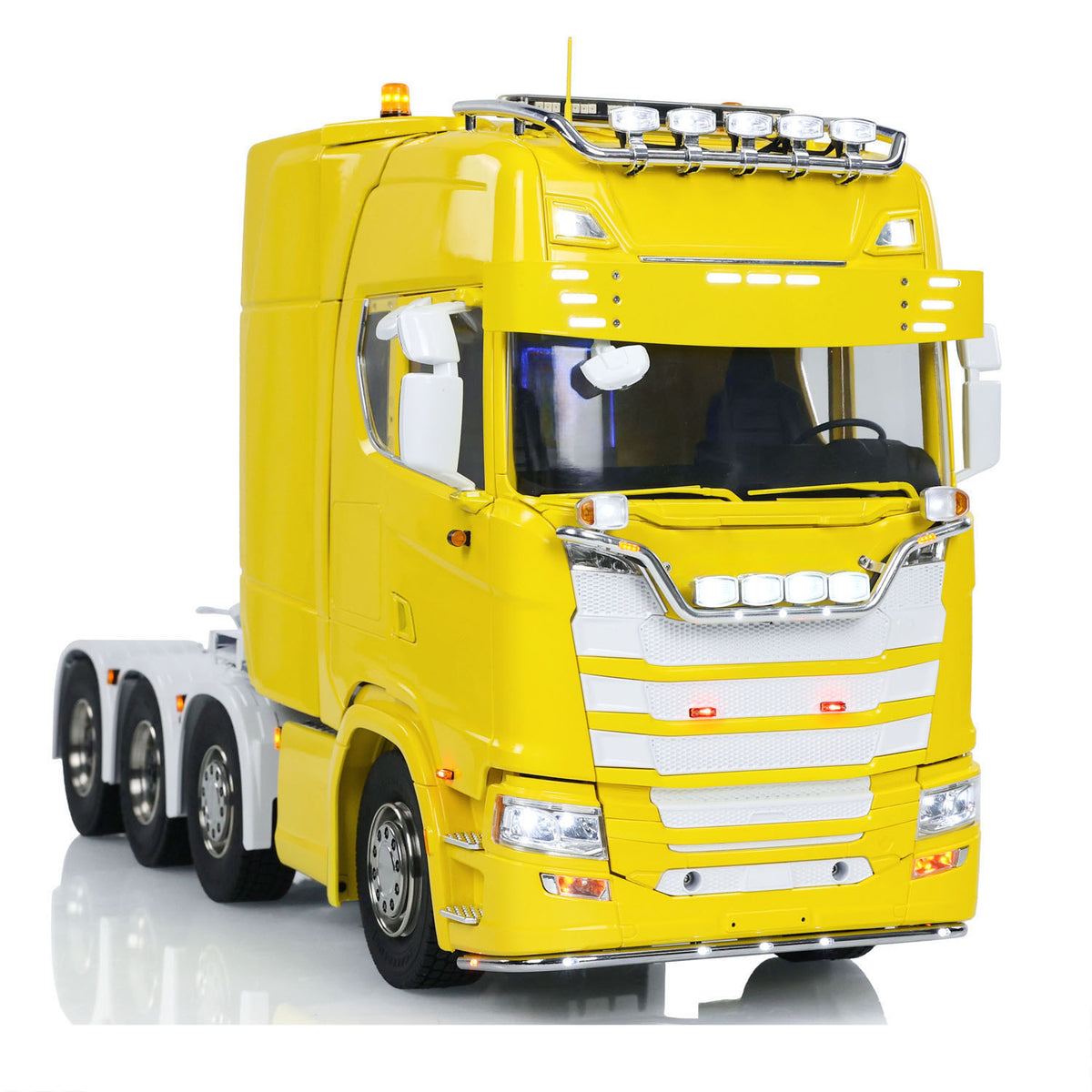 770S 1/14 RC Sattelzugmaschine 8x8 RTR Elektroauto Vollmetallchassis 3-Gang-Getriebe mit Differentialsperrenachsen