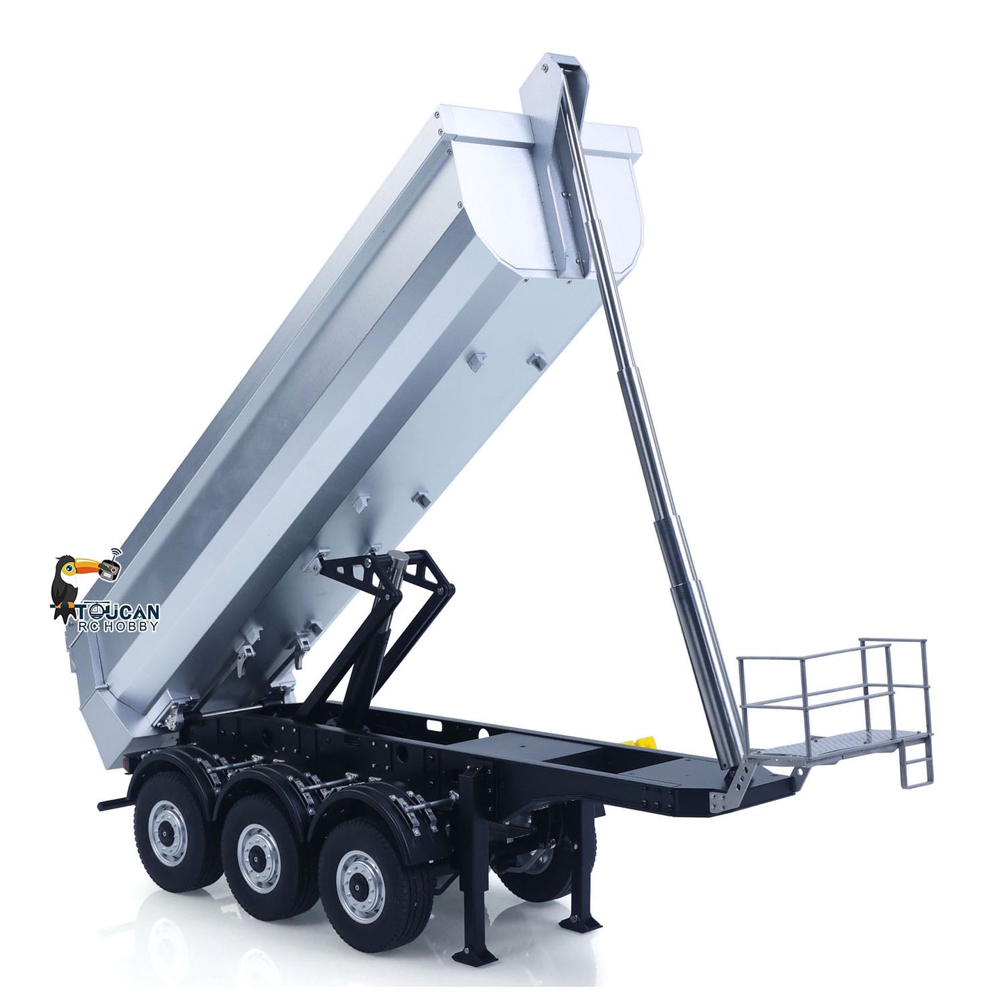 Fast Free Shipping KABOLITE 1/14 Metal Radio Control Semi Trailer Dumper Electric Lifting for RC Tractor Truck SC 770S Support Leg
