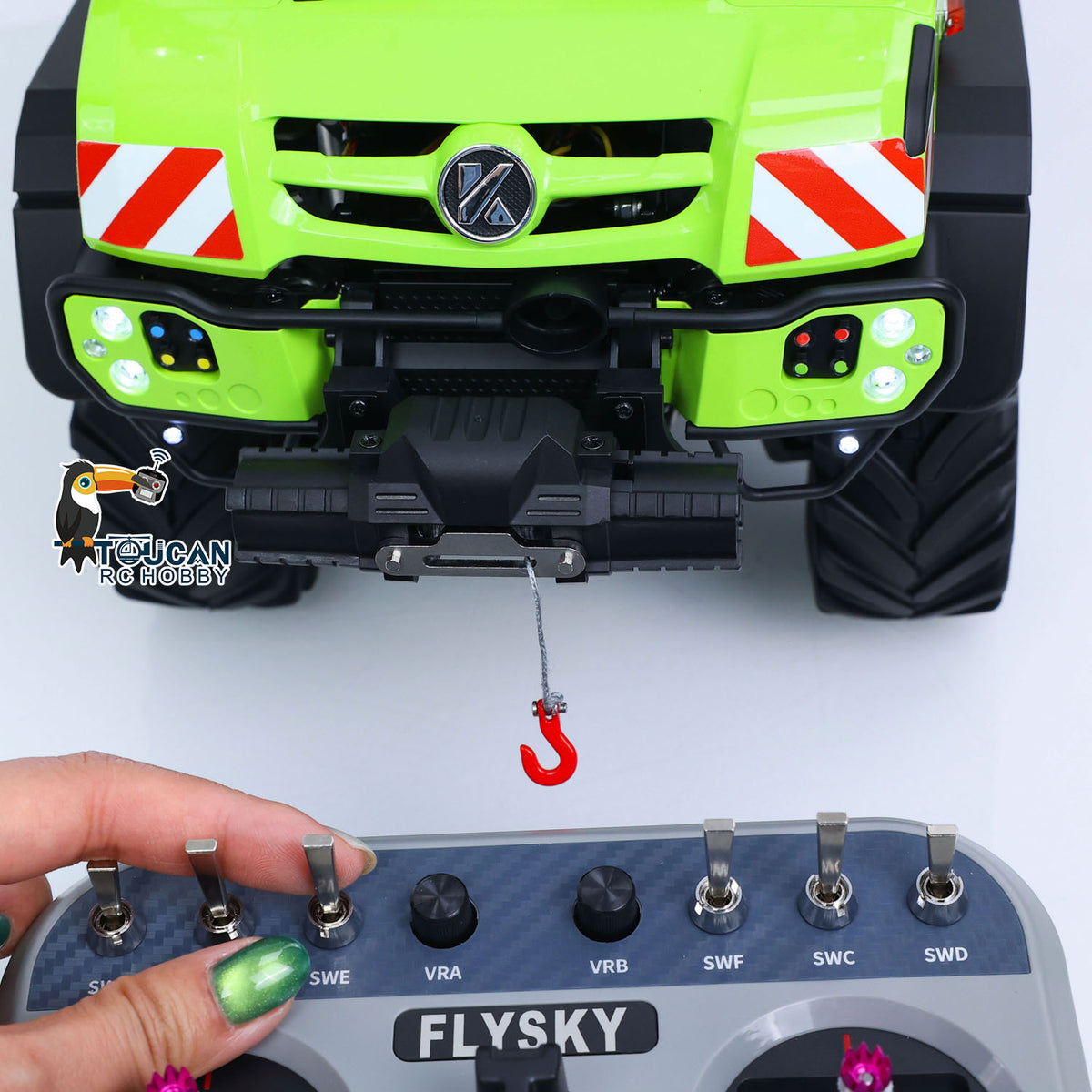 TOUCAN RC HOBBY Fast Free Shipping KABOLITE K5501 1/14 Remote Control Off Road Car RC Dumper ATV Light Truck 2-Speed Transmission Metal Drive Shaft Lights Sounds