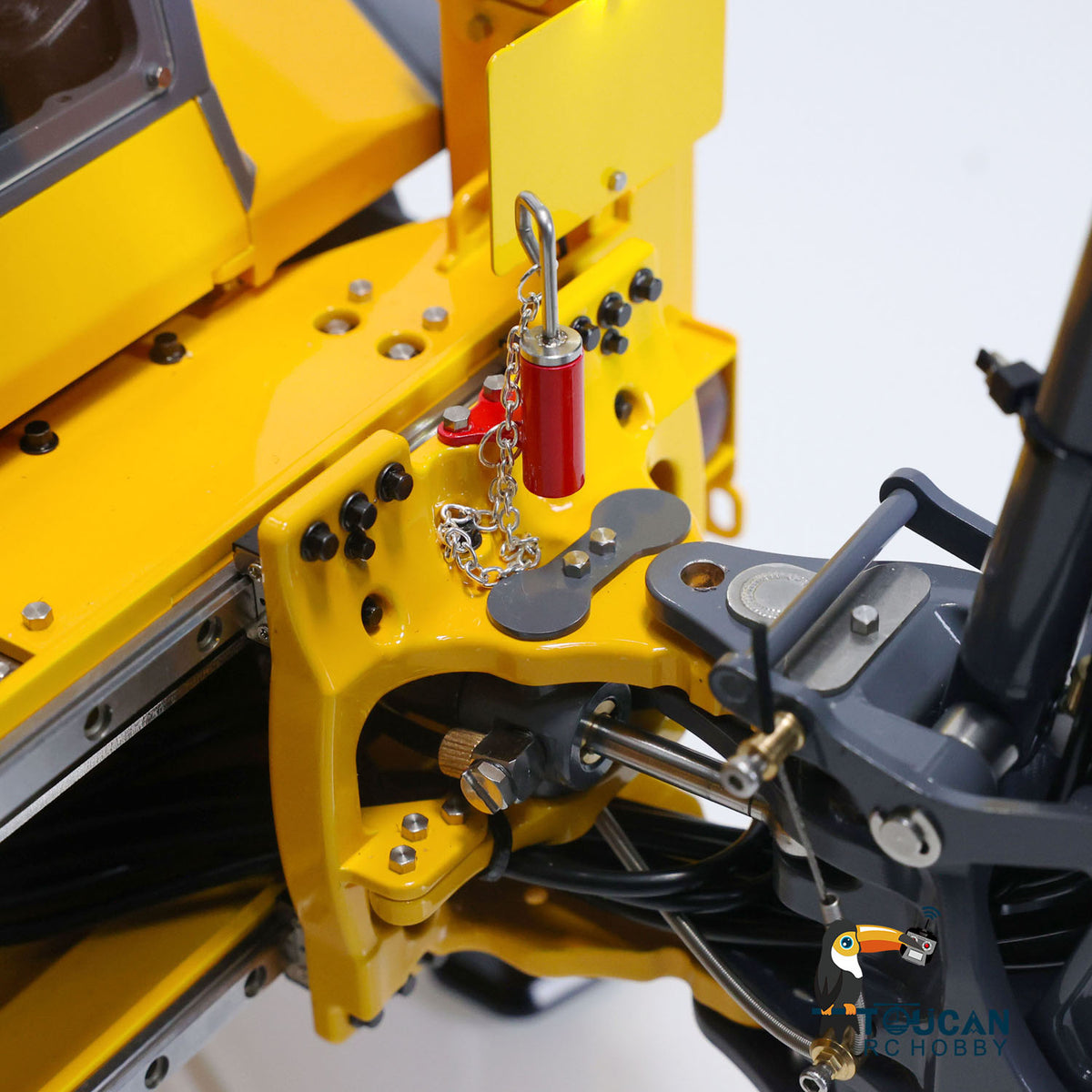 €150 OFF 11.11 BIG SALE LESU 1/14 Metal Hydraulic RC Backhoe Loader AOUE BL71 2 in 1 Electric Excavator