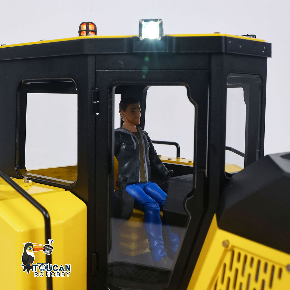 TOUCAN RC HOBBY Fast Free Shipping Metal 1/12 Remote Control Hydraulic Bulldozer D155AX RTR Heavy Dozer Model 7 Way Valve 3.0L Oil Pump 5 Plows Radio Master TX15 Radio Battery