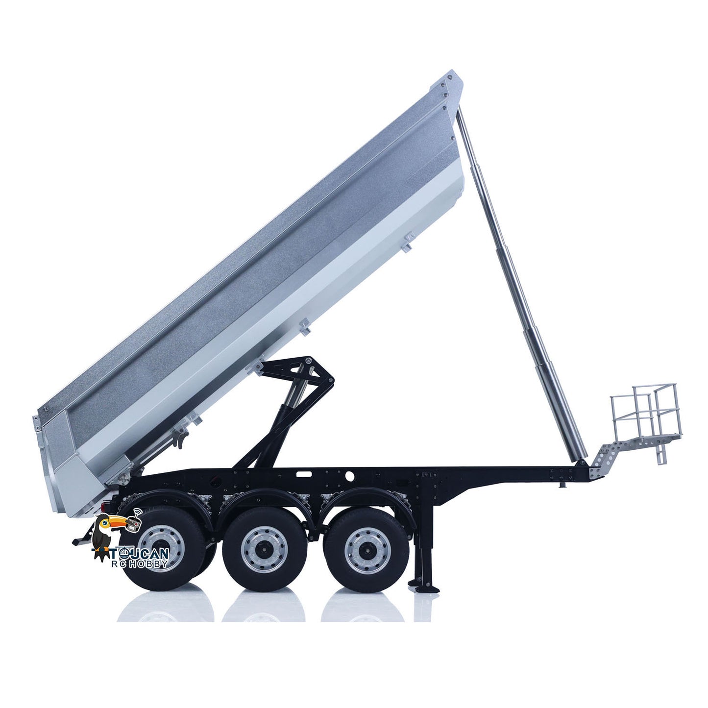 Fast Free Shipping KABOLITE 1/14 Metal Radio Control Semi Trailer Dumper Electric Lifting for RC Tractor Truck SC 770S Support Leg