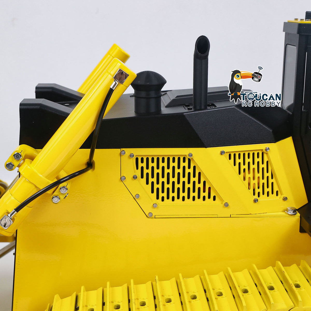 USED Metal 1/12 Remote Control Hydraulic Bulldozer D155AX RTR Heavy Dozer Model 7 Way Valve 3.0L Oil Pump 5 Plows Radio Master TX15 Radio Battery teshulianjie