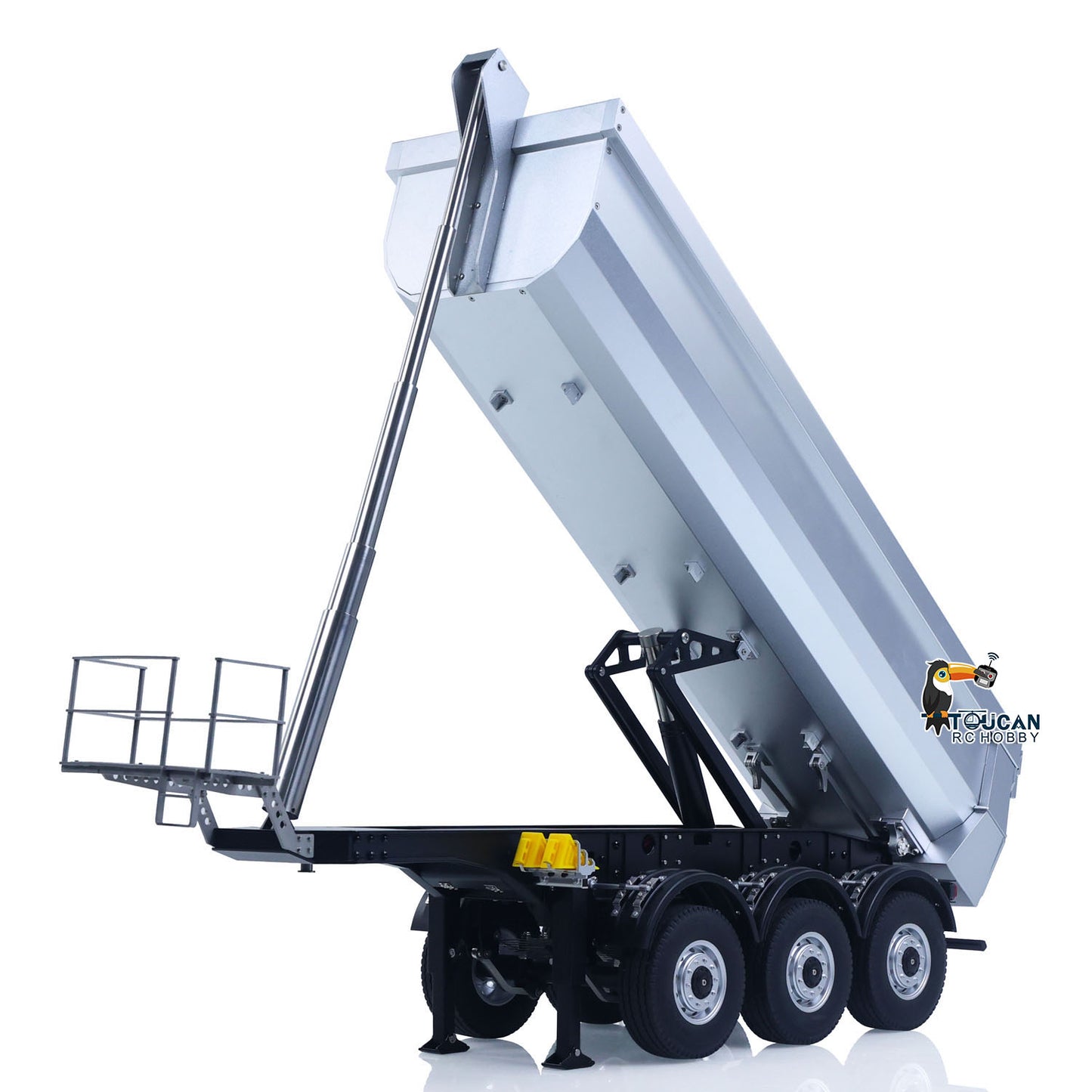Fast Free Shipping KABOLITE 1/14 Metal Radio Control Semi Trailer Dumper Electric Lifting for RC Tractor Truck SC 770S Support Leg