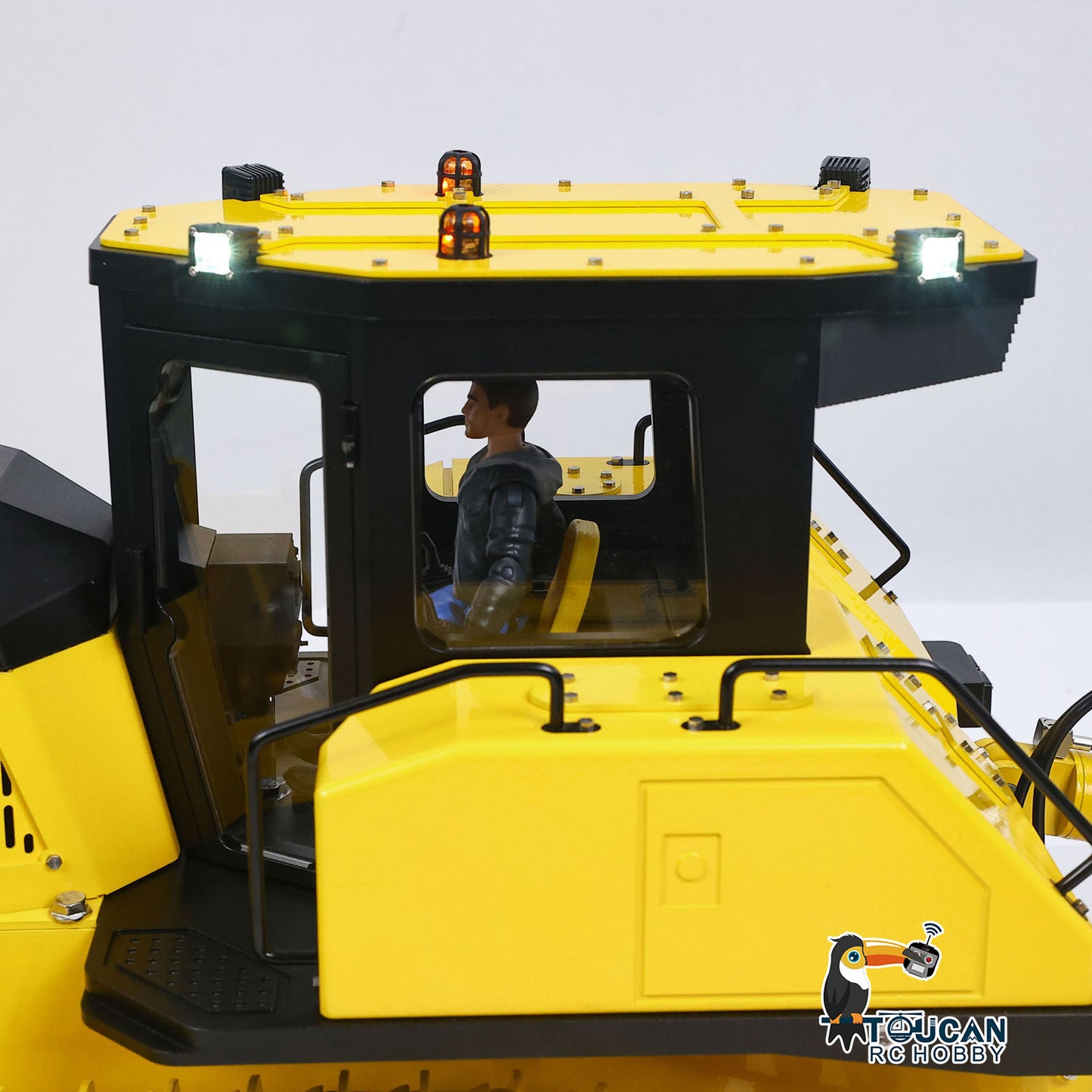USED Metal 1/12 Remote Control Hydraulic Bulldozer D155AX RTR Heavy Dozer Model 7 Way Valve 3.0L Oil Pump 5 Plows Radio Master TX15 Radio Battery teshulianjie