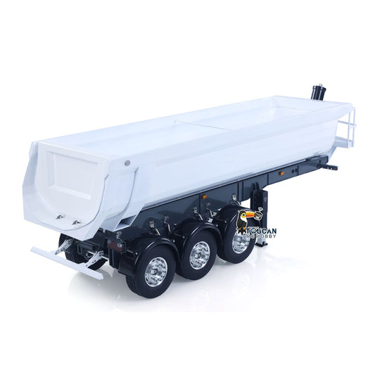 TOUCAN RC HOBBY LESU A0069 1/14 Metal RC Trailer with Electric Legs Taillight Clearance Lamp for RC Tractor Truck Construction Vehicle Enthusiast