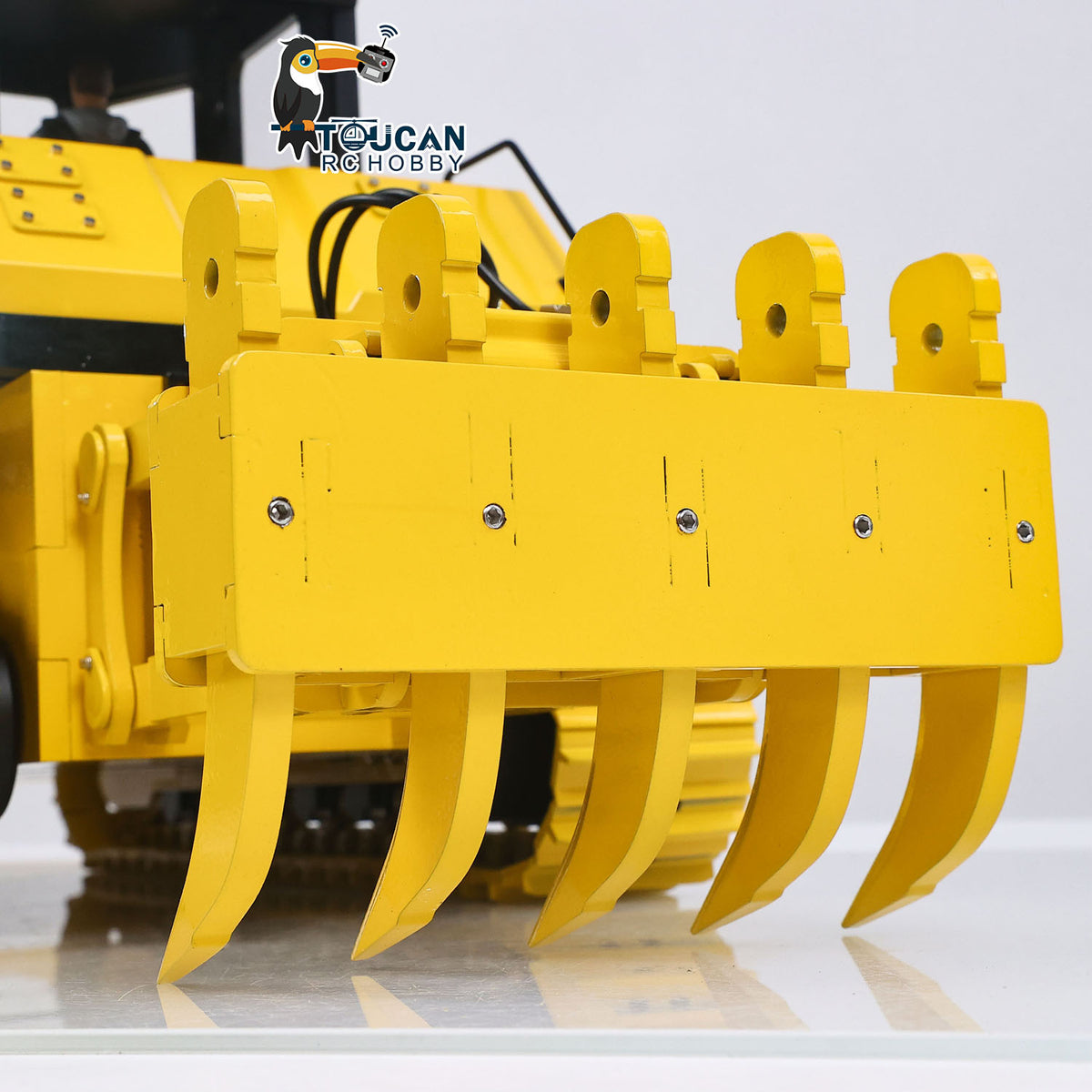 In Stock TOUCAN RC HOBBY Metal D155AX 1/12 RC Hydraulic Bulldozer Remote Control Vehicle Model 7 Way Valve Brushless Motor Radio Controller for Adults