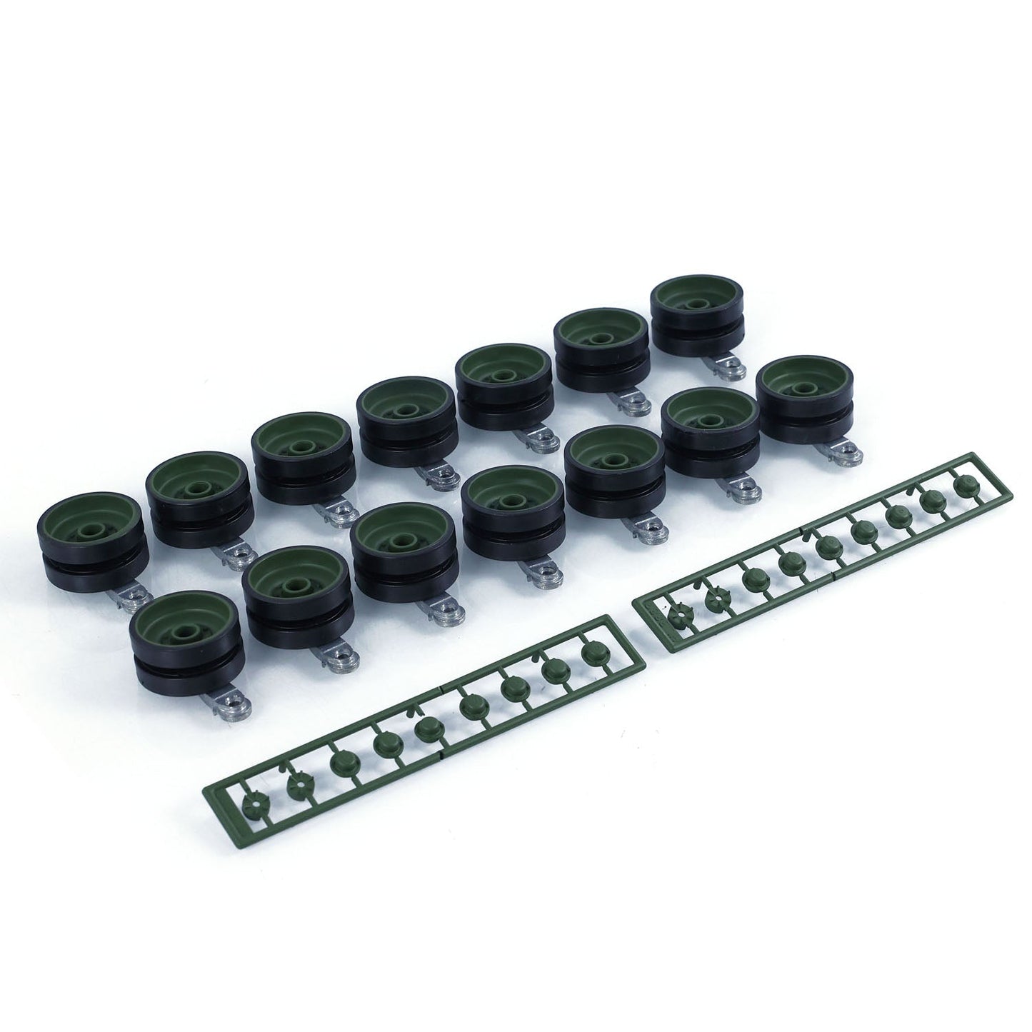 IN Stock Plastic Tracks Sprockets Road Idlers Wheels Accessories Pack For Henglong 1/16 German Leopard2A6 3889 RC Tank Replacement Parts