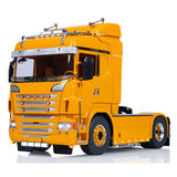 TOUCAN Pianted Metal Chassis 4X4 1/14 RC Tractor Truck DIY Customized R730 Model Car Ligth Sound